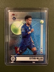 足球 韋利安 Estevao Willian 車路士 新秀 2025-26 Topps Finest UCC Chelsea RC Common 足球卡 Soccer Card 歐聯 UEFA Cha