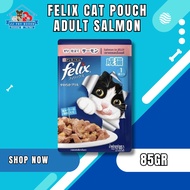 FELIX CAT POUCH ADULT SALMON 85GR
