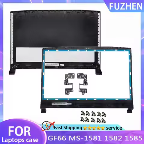 Replace cover For Katana 15 GF66 MS-1581 1582 1585 LCD Back Cover Front Panel Hinge