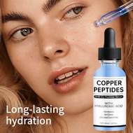 Copper Peptides Serum with Hyaluronic Acid | GHK - Cu Peptide Serum 30ml for Face | Skin Tightening,