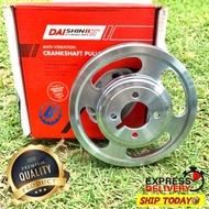 DAISHIN CRANKSHAFT PULLEY PROTON WIRA VDO SAGA Iswara 12V Satria 1.3 1.5 (light)4PK Racing Besi Stee