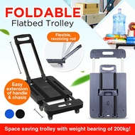 Flatbed Trolley/Trolley Cart/Foldable Trolley Universal wheel Platform car The six round Portable 200kg