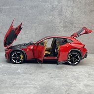 BBR 1: 18 Ferrari Purosangue FUV SUV Standard Red Alloy Full Open Car Model