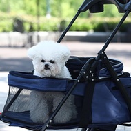 CATTYPETSHOP - Pet Stroller 4 wheels cat and dog stroller Cat dog stroller - Foldable Pet Stroller D