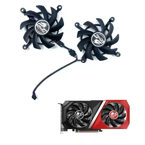 NEW Cooling Fan 85MM 4PIN RTX3050 GPU FAN For Colorful GeForce RTX 3060 Ti RTX3060 NB DUO 12G V2 L-V