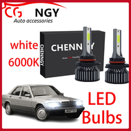 คู่หลอดไฟด้านหน้า LED ไฟหน้าสำหรับ Mercedes-Benz W201 190E 190D 1982-1993 รับประกัน 1 ปี เสียบและเล่