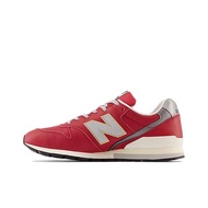 New Balance NB 996 Leather Abrasion Resistant Low top Running Shoes Mens Red White CM996RK2