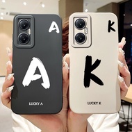 Infinix Hot20 5G X666 X666B Cover Infinix Hot 20 5G Case Simple Fashion Letters A-Z Pattern Design S