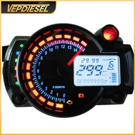 Universal KOSO LCD Digital Motorcycle RX2N Odometer Speedometer Meter Instrument Adjustable MAX 299K