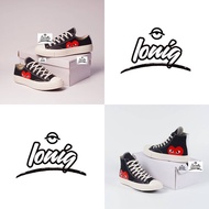 Cvs Series CDG Low And Hi Black White Casual Shoes