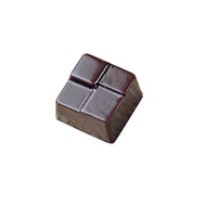Martellato, Chocolate Mould - Square Checkers, 20 x 20 x H 16 mm, 28 Cavities, (275 x 175 mm)