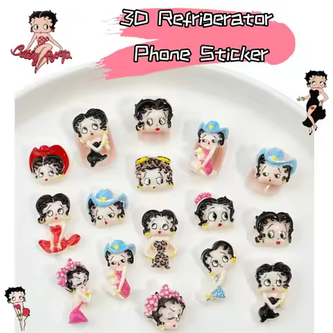 Betty Boop refrigerator high color value sweet cute three-dimensional mobile phone case creative exq