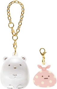 San-X Sumikko Gurashi Acrylic Mascot Keychain Key Holder Charm : White Bear AB03401