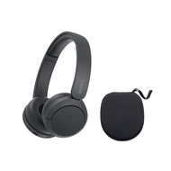 Sony WH-CH520 Compact Easy Carrying Wireless Bluetooth On-Ear Headphones with Microphone (Black) Bun