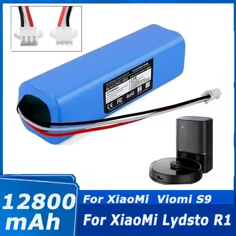Replacement For XiaoMi Lydsto R1 Roidmi Eve Plus Viomi S9 Robot Vacuum Cleaner Battery Pack Capacity