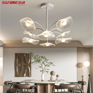 SUNMEIYI Modern Living Room Chandelier White Home Decor Led Ceiling Pendent Lamp For Hall Bedroom Lo