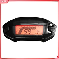{halfa}  Universal Motorcycle Backlight LCD Digital 13000rpm Speedometer Meter Odometer