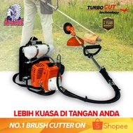 APACHE TurboCUT® BG328 | MEGA Heavy Duty Mesin Potong Rumput | Backpack Brush Cutter | Grass Trimmer