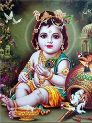 Indian God Brahma Vishnu Shiva Painting On Canvas Cuadros Posters and Prints Wall Art Picture For Li