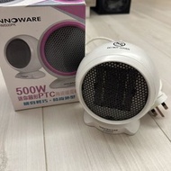 迷你圓形陶瓷暖風機500W