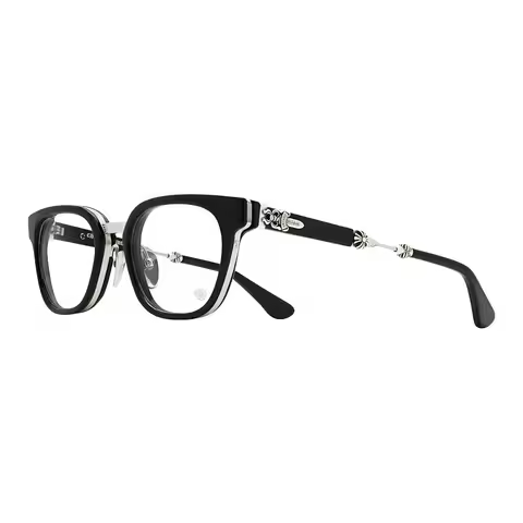 Chrome Hearts Plate Frame Square Eyeglass Frames Unisex DUCK BUTTER BKSS