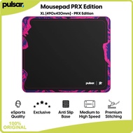 Pulsar Gaming Mousepad PRX Edition Size XL [490x420mm] PRX Edition Professional Anti Slip Esports De