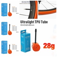 SEASONWIND Ultra Light Inner Tube, 700C Ultralight Bicycle Inner Tube, Portable French Valve Anti-ag