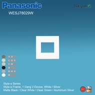 Panasonic Style-e Frame, 1 Gang 2 Device, WESJ78029