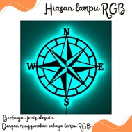 CAHAYA MATA Character wall display (windway) with bright RGB light RGB light wall decoration/ RGB li