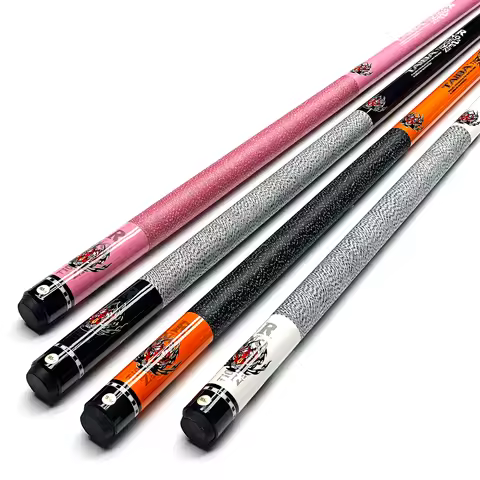 1/2 Pool Cue Professional Billiard Stick 11.8/12.8mm Tip Maple Shaft Member Cue for 8-Ball 9-Ball Po