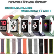 Watch Strap For Apple Watch Band 44 Mm 40mm Series SE 6 5 4 Nylon Loop Bracelet Watch Band iWatch Ba