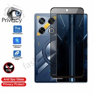 Anti-spy Tempered Glass Protective Film For  Infinix GT 10 20 30 Pro 30pro 20pro GT30 pro GT30pro GT