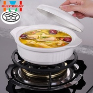 [Mulstore] Cast iron wok support Gas Ring Reducer Cast Iron Wok Support for Safe Cooking