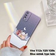 HP Kaikana Case For Vivo Y12s Y20 Y20s Fashion Image Cool Mobile Case, Cellphone Case, TPU Phone Back Protector - MN17