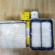 Engine air filter, air conditioner filter, oil filter for Mazda 2 1.5L 2014-2022 by JS Asakashi Japa