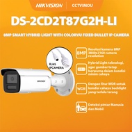 Hikvision DS-2CD2T87G2H-LI 8MP HYBRID LIGHT COLORVU FIXED IP CAMERA