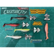 SOFT LURE RAPALA CRUSHCITY DOUBLE PROPELLER