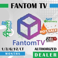 FANTOM TV fantomtv IPTV PLAYER (Android TV/Box/Phone/IOS) 1/3/6/12 Months & Lifetime