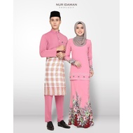 ( Baju Kurung Moden ROSE PINK ) KURUNG FLORA