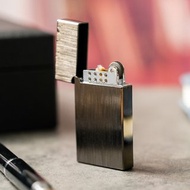 【FREED】黑色拉絲銅殼煤油打火機禮盒 客製化 刻字 情人節禮物