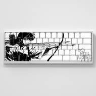 Platycodon Keycap Original Side Engraving Translucent Anime Compatible atk68 Mega Lion MAD 60 MAD68