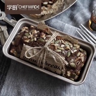 【READY STOCK】Chefmade non-stick mini loaf pan multipurpose pound cake bread pan cutdog bun pan