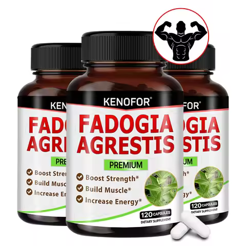 Fadogia Agrestis Capsules - [Maximum Strength] - Strength, Drive, Athletic Performance, Muscle Mass,