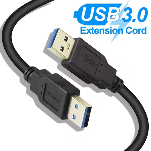 USB 3.0 Extension Cable Male To Male USB3.0 2.0 Extender Cord USB A High-speed Data Transmission for