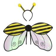 New holiday party masquerade costume insect wings ladybug bee wings 2-piece set