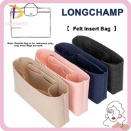 DIACHASG 1Pcs Linner Bag, Portable Storage Bags Insert Bag, Durable Felt Multi-Pocket with Zipper Bag Organizer for Longchamp LE PLIAGE CLUB Briefcase S