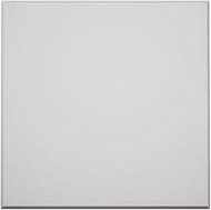 2 1/2"W x 2 1/2"H x 7/8"P Americraft Solid Paint Grade Wood Standard Smooth Rosette with Beveled Edg