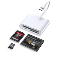 USB-C OTG Card Reader Adapter USB-C to CF Card / TF Card / SD Card
