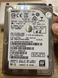 HGST 1TB 7200RPM SATA 2.5吋硬碟