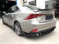 Carbon Fiber Front Bumper Lip Spoiler Protector BodyKits for LEXUS IS300 IS350 IS F Sport Sedan 4 Do